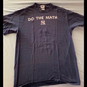 NY Yankees “do the math” t-shirt